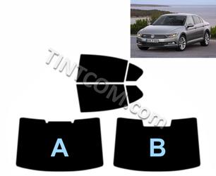                                 Passgenaue Tönungsfolie - VW Passat B8 (4 Türen, Limousine, 2014 - …) Solar Gard - NR Smoke Plus Serie
                            